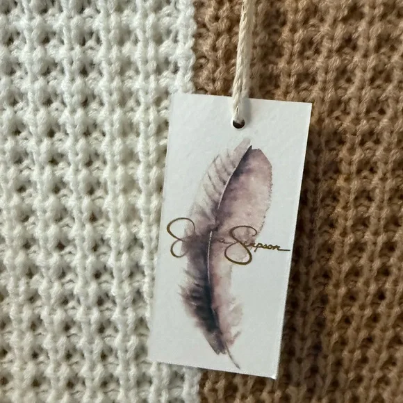 Jessica Simpson Colorblock Knit Sweater - Picture 3 of 5